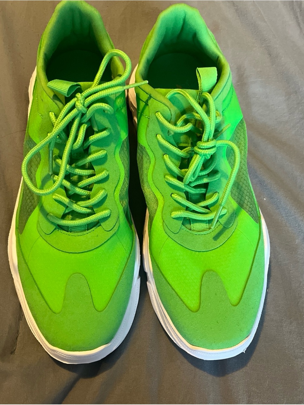 Aldo Men’s Neon Green Everyday Sneakers Size 8